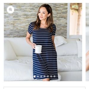 Brand New! Eleanora Bamboo Maternity & Nursing Lounge Dress